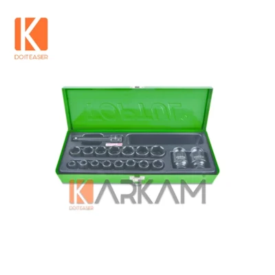 جعبه بکس 6 پر 18 پارچه 1.2 مشکی فشار قوی GCAD1807 تاپ تول